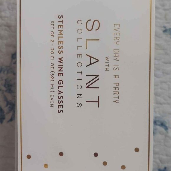 Mr & Mrs Stemless Wine Glasses - Picture 2 of 2